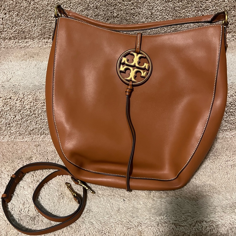 Tory Burch Miller Mini Leather Hobo